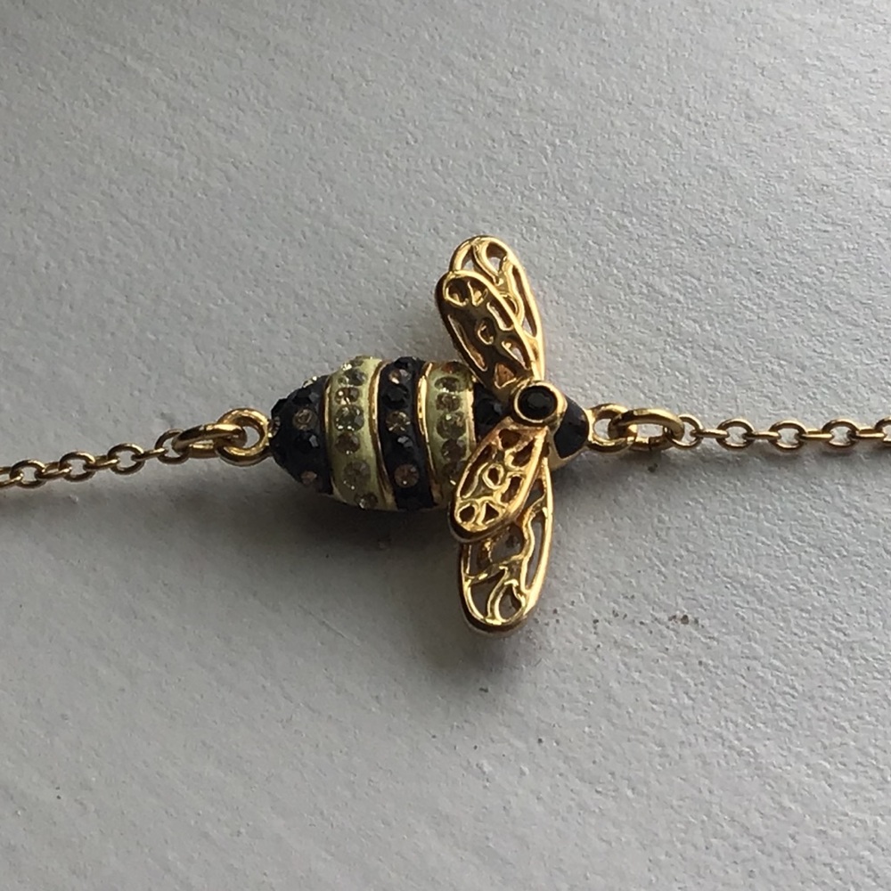 Swarovski bumble bee crystal bracelet